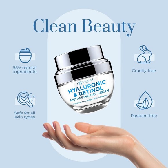 Clear Beauty Hyaluronic & Retinol Face Moisturizer –Day Cream- Korean Product! - Picture 7 of 7